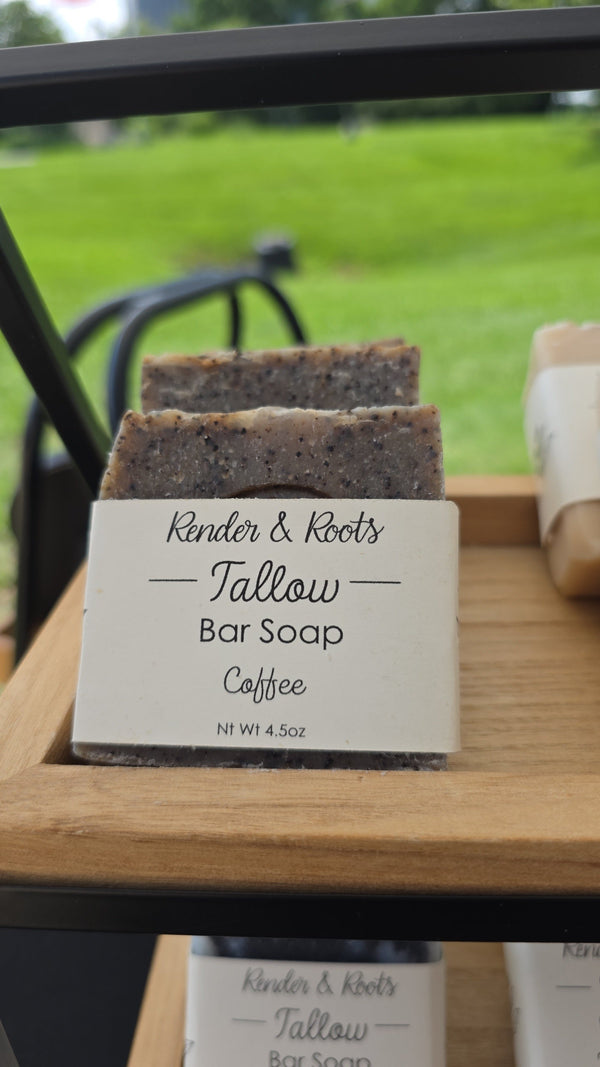 Specialty Tallow Body Soap bar - handmade grass-fed tallow soap by Render & Roots