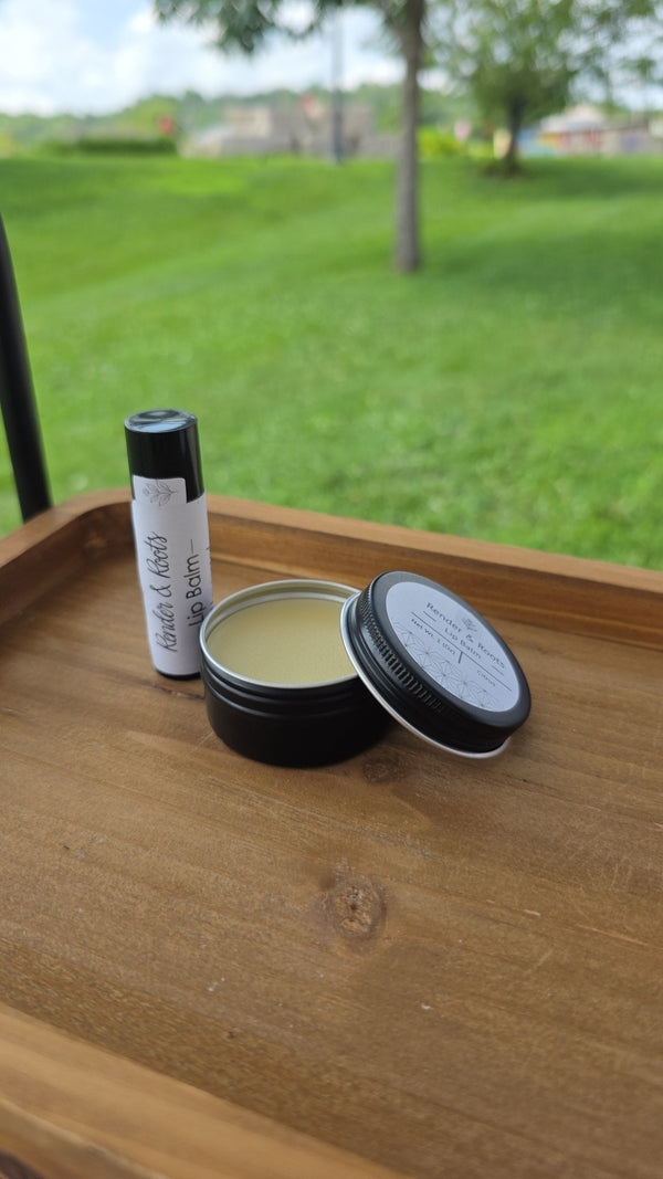 Beeswax Tallow Lip Balm chapstick tubes by Render & Roots